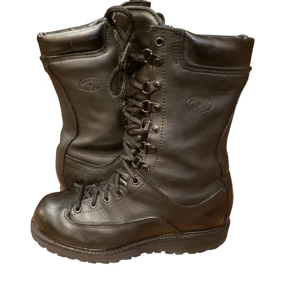 Matterhorn Women Gore-Tex Leather Combat Boots Steel ToeThinsulate USA Vibram 8M